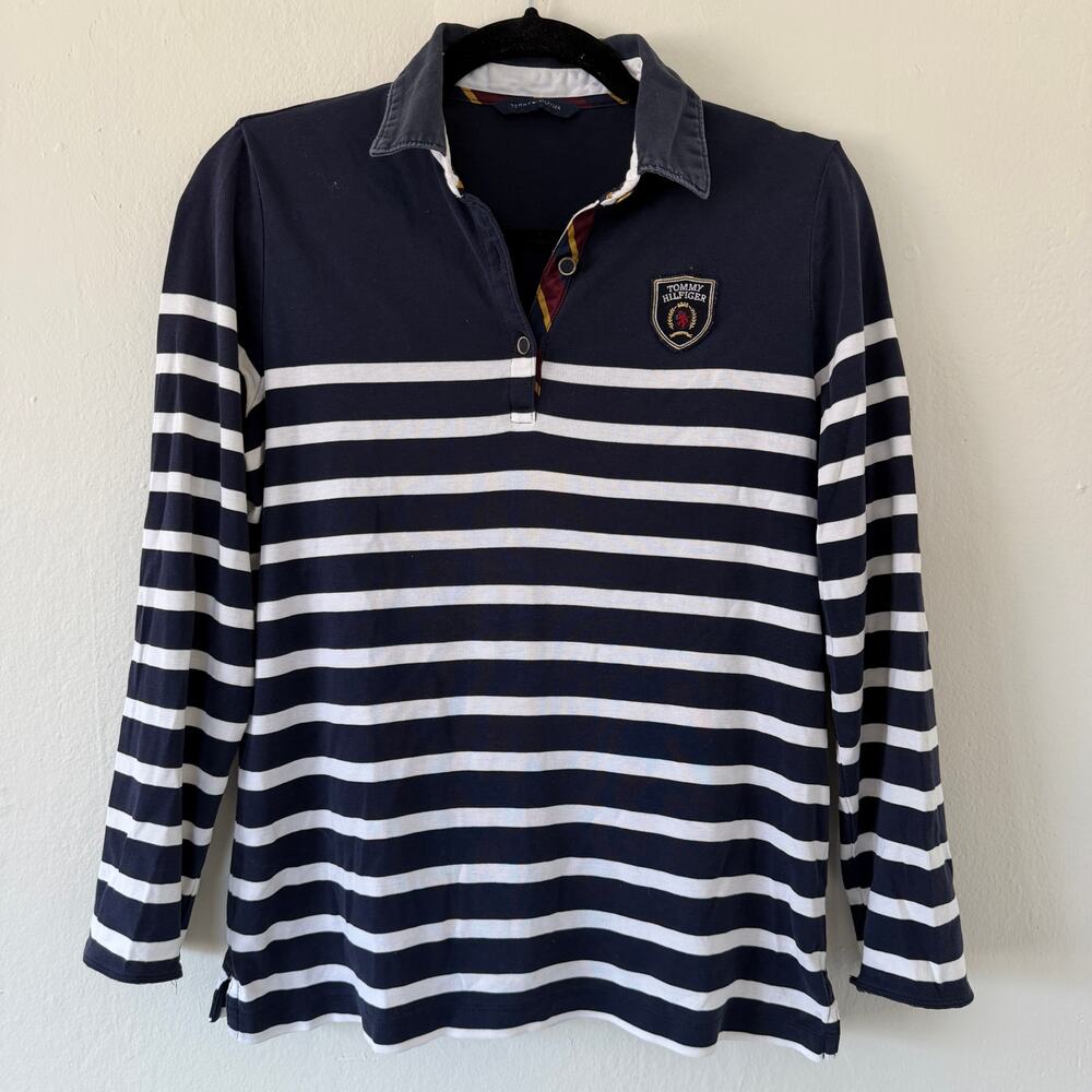 Tommy Hilfiger Y2K Rubgy striped shirt